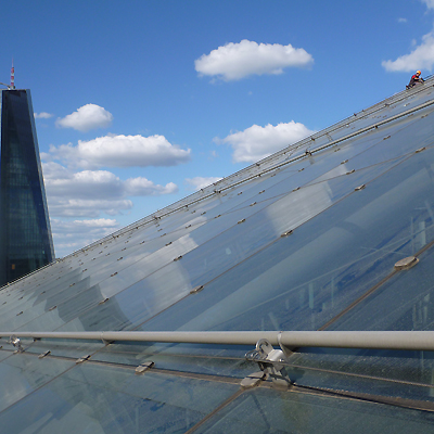 Industrieklettern Dach Frankfurt